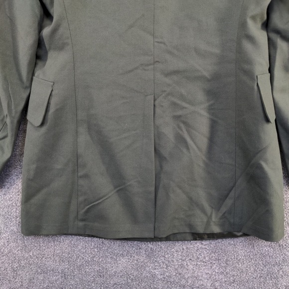 U.S. Army Men's Green Coat Size 38 Long Poly Wool Blend Dress Uniform Military - Picture 7 of 13